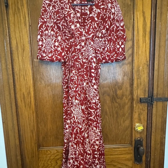 The Kooples Red Midi Dress - Picture 6 of 6